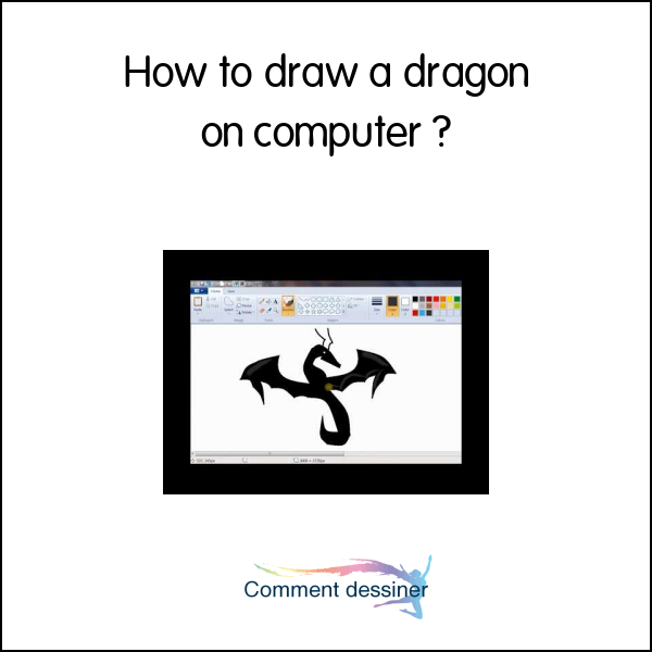 How to draw a dragon on computer